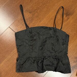 Bubble Hem Strappy Top